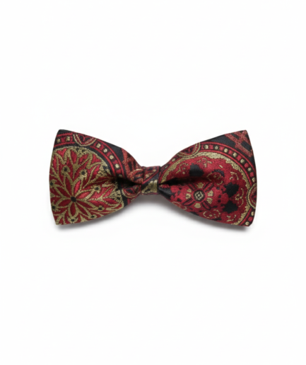 The Crimson Mosaic: A Bold Two-Tone Classic