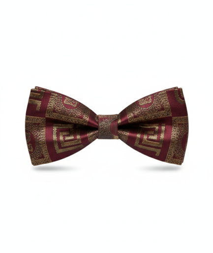 The Gilded Garnet: Dark Red and Rose Gold Elegance