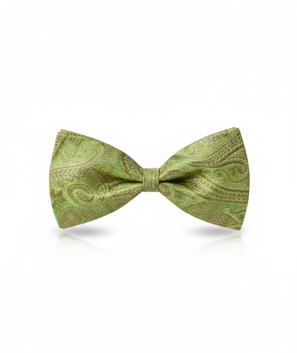 The Emerald Elegance: Premium Forest Green Silk Bow Tie