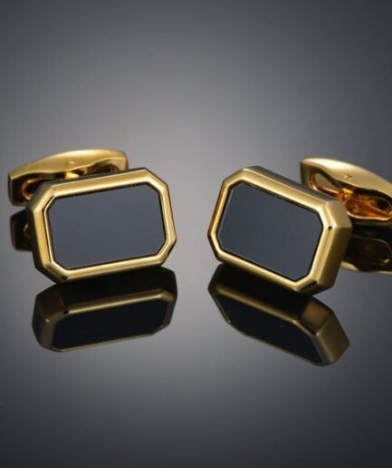 pair of elegant, contemporary cufflinks
